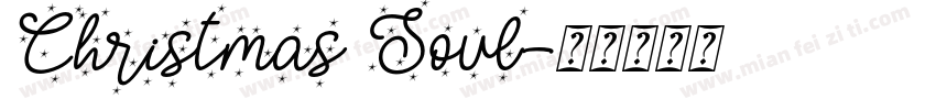 Christmas Soul字体转换